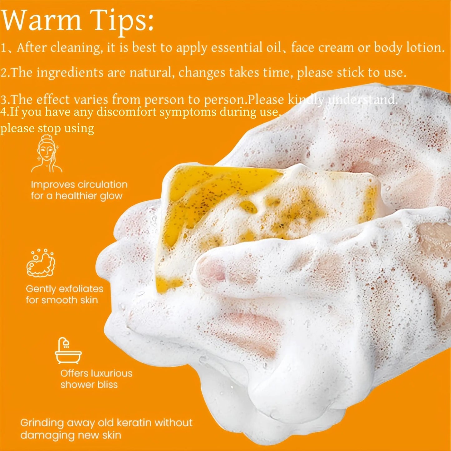 Lemon Turmeric and Kojic Acid Soap Bar, Summer Face and Body Wash for Men and Women, Daily Skincare Cleansing Cleanser with Soap Saver Bag, Moisturizing Kojic Soap #GLOBAL PICKS