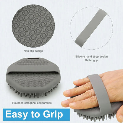 Silicone Body Scrubber Exfoliating Body Wash Scrubbers Exfoliator Shower Body Brush for Effective Showering Exfoliation